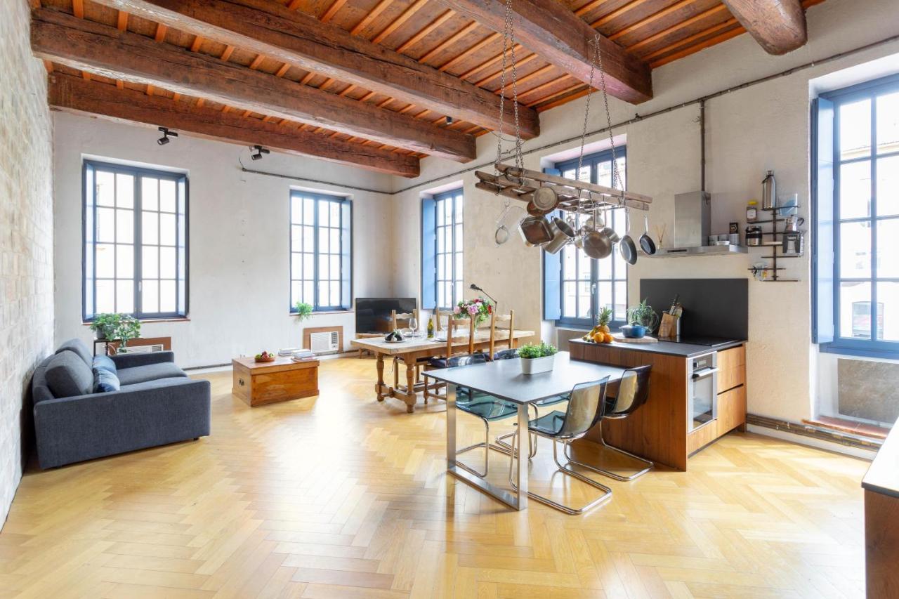 מרסיי Sunny Stylish Spacious Loft In Old-Port מראה חיצוני תמונה
