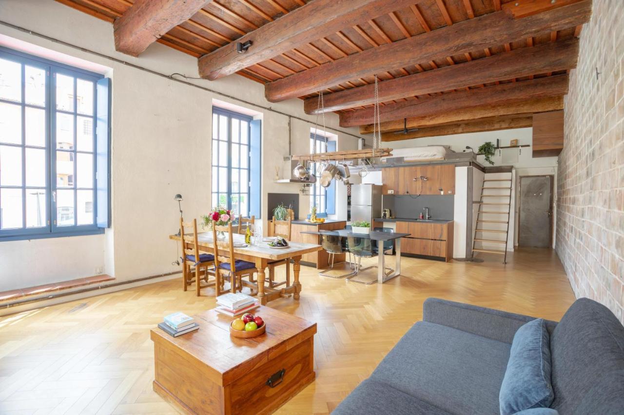 מרסיי Sunny Stylish Spacious Loft In Old-Port מראה חיצוני תמונה